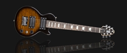 Shredneck Travel Guitar - Deluxe Model - Yellowburst Teardrop Finish - LIMITED FINISH